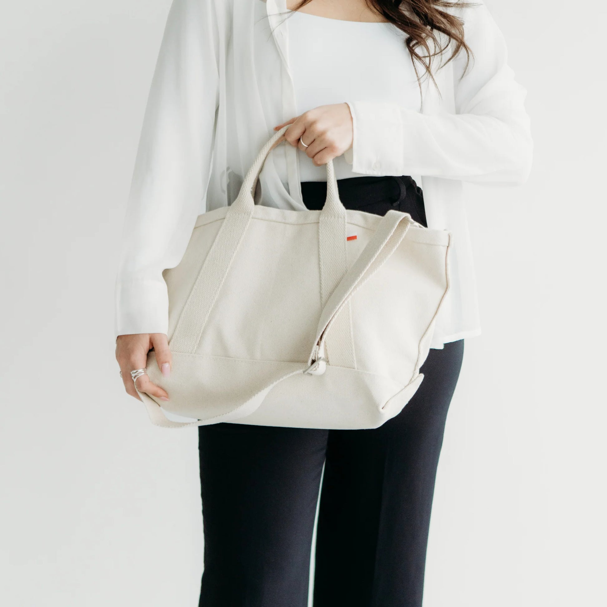 Utility Canvas Crossbody Tote