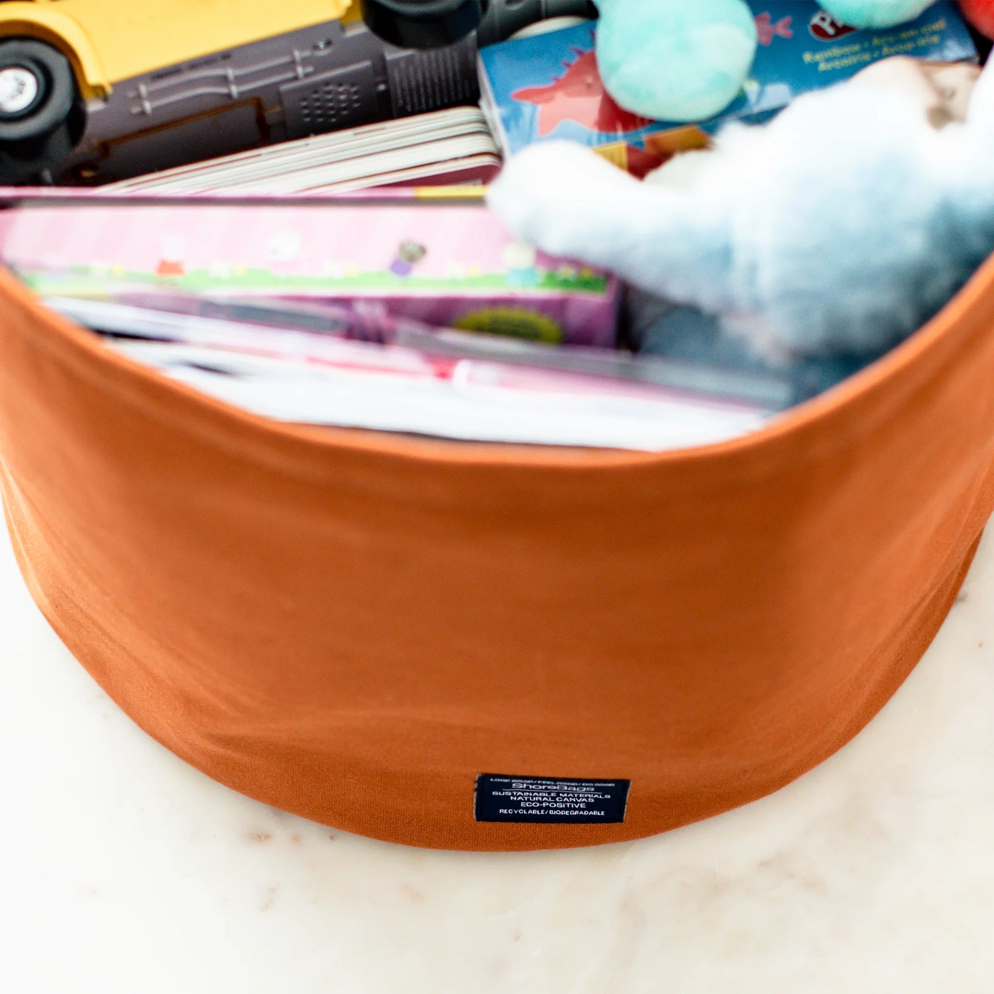Canvas Storage Bucket Large