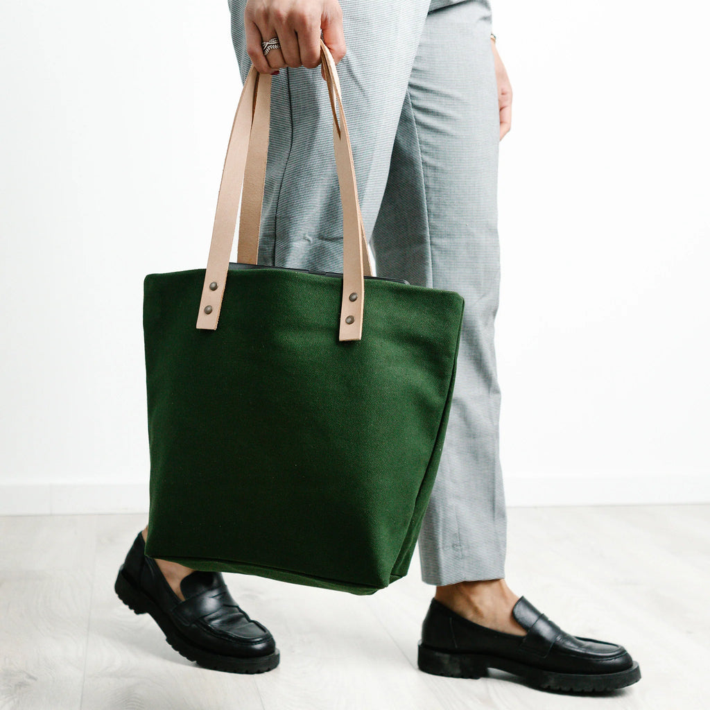 Cape Canvas and Leather Handbag