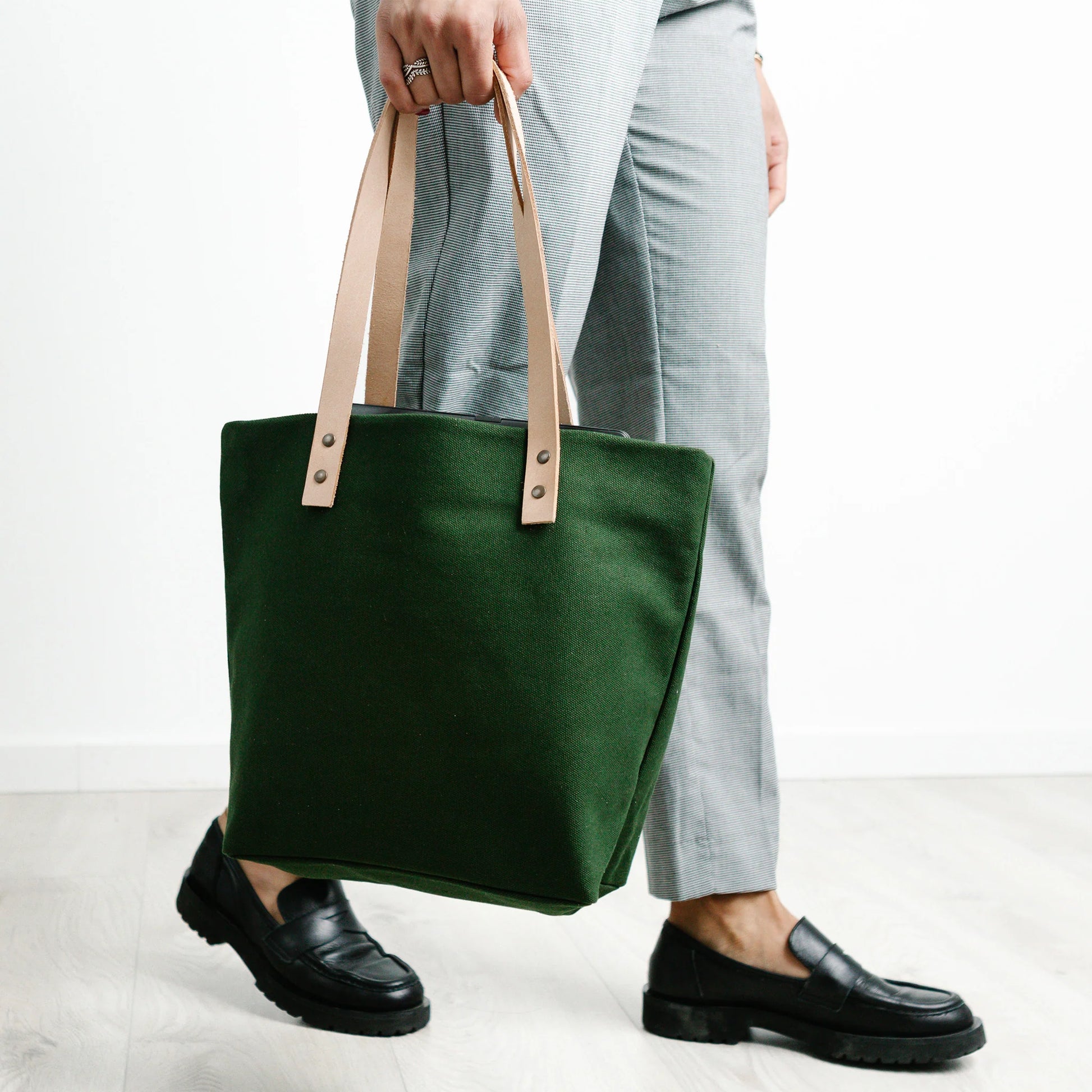Cape Canvas and Leather Handbag