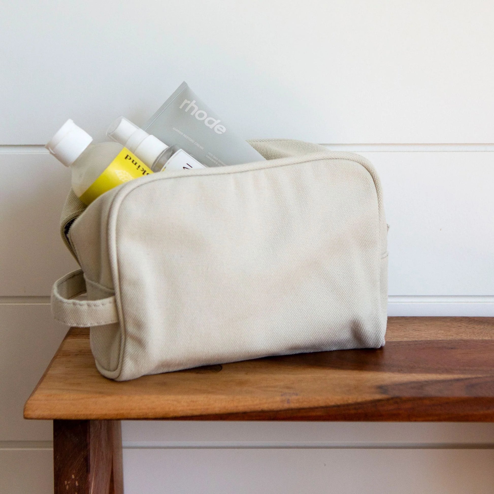 Accessories Travel Make Up Lined Zippered Pouch
