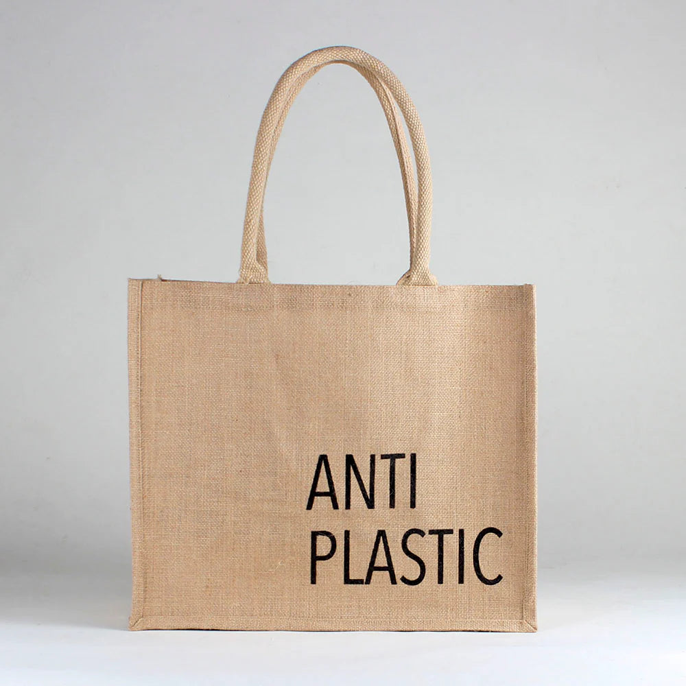 Jute Market Anti Plastic Bag
